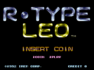 R-Type Leo (World) Title Screen